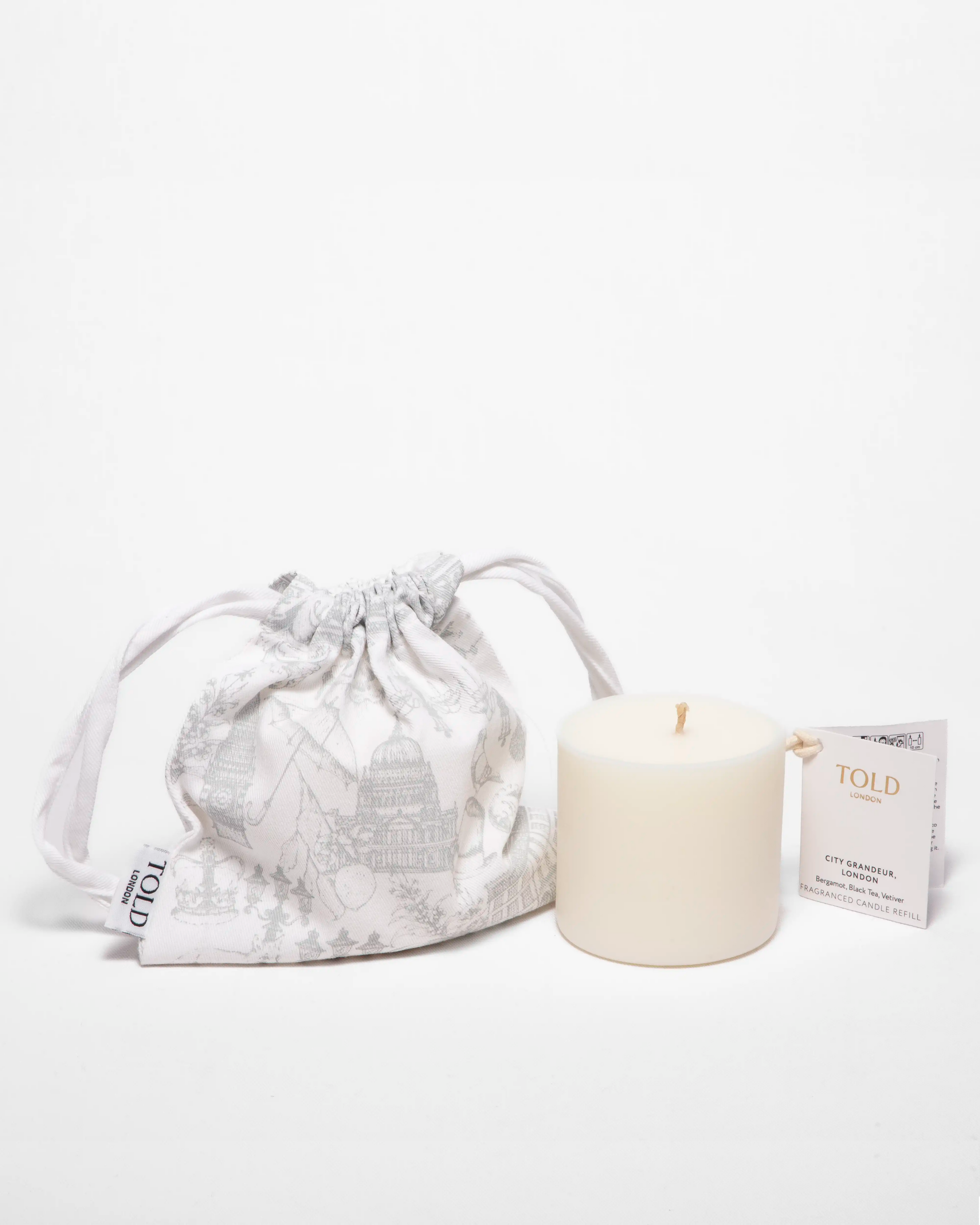 City Grandeur, London Candle Refill, 300g