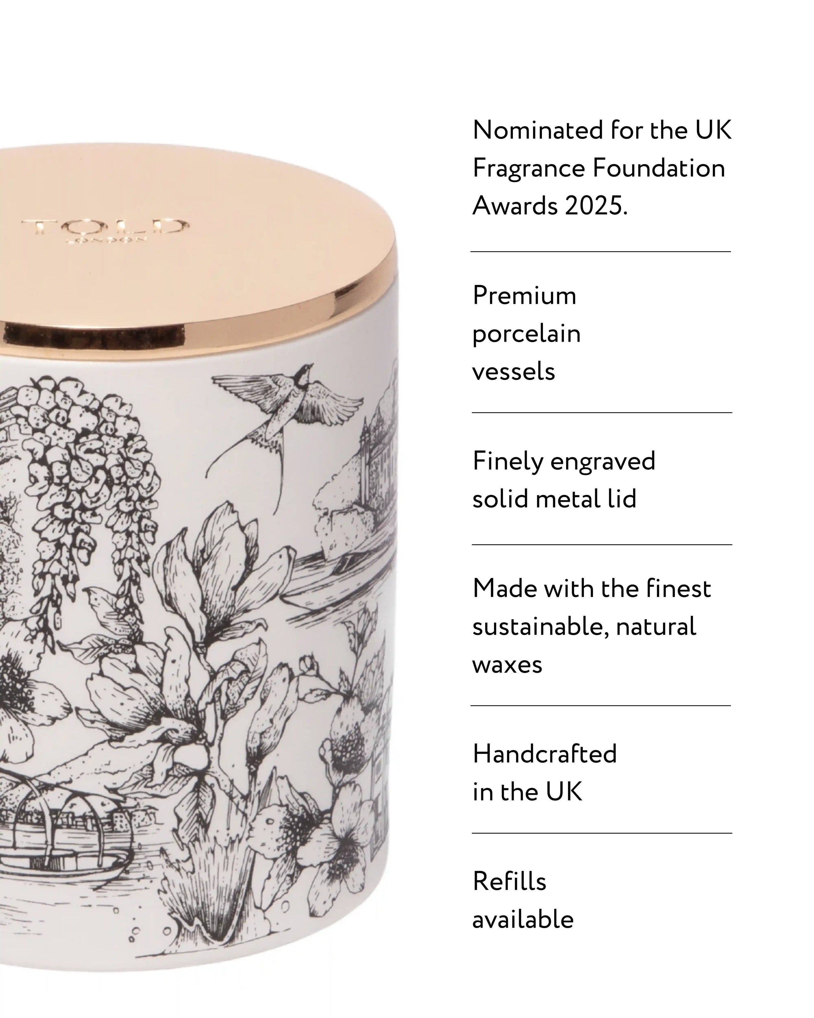 Dancing Light, Lake Como Candela, 300g