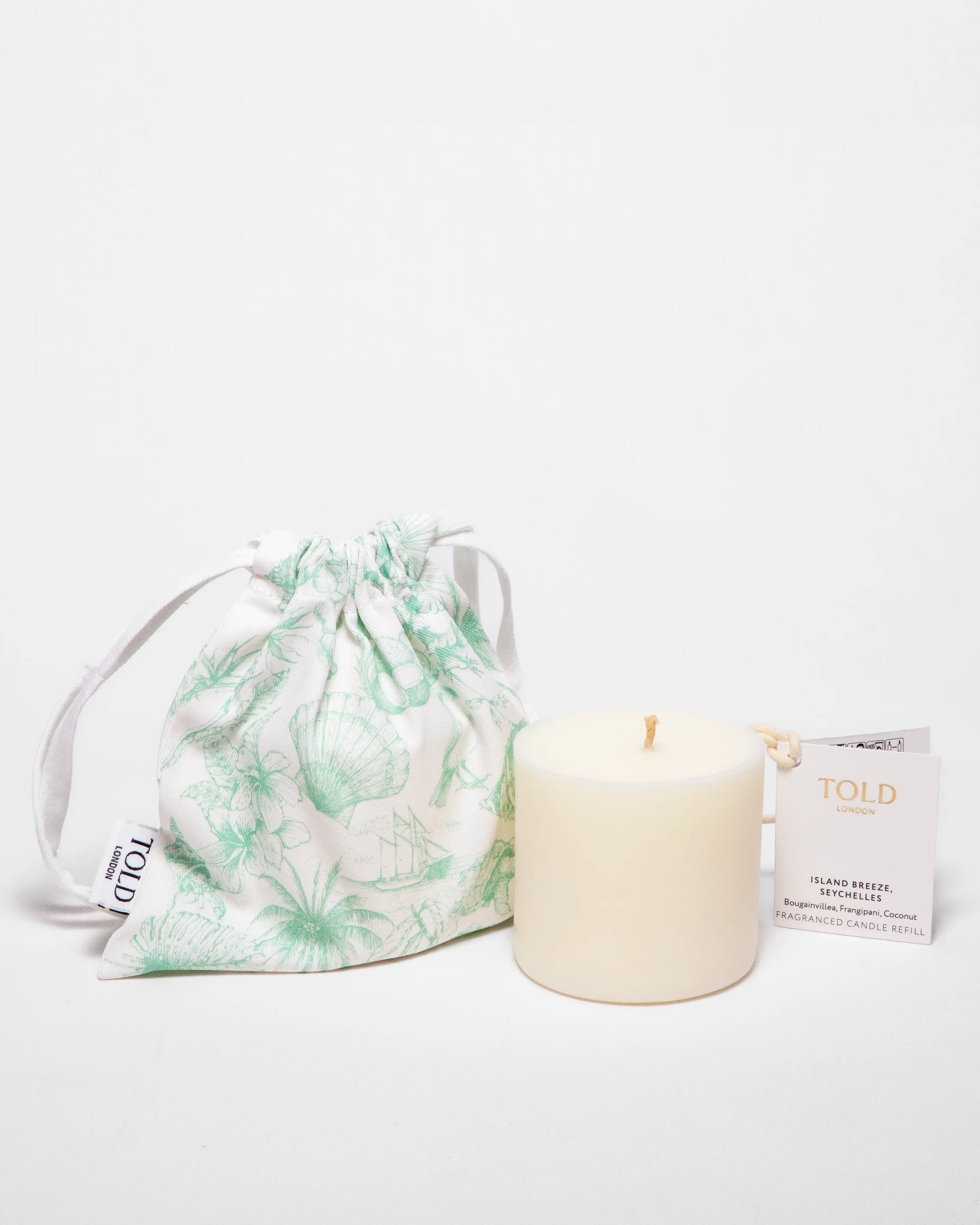 Island Breeze, Seychellerne Candle Refill, 300g