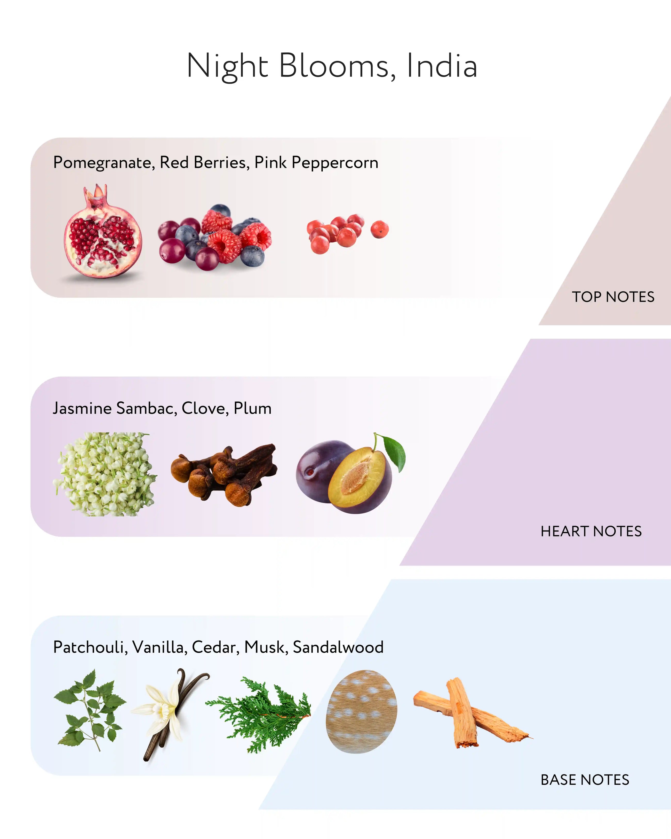 Night Blooms, India Candle Refill, 300g