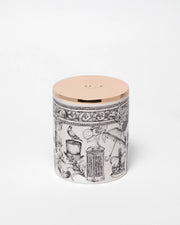 City Grandeur, London 300g 香氛蠟燭，盛於插畫瓷器皿中