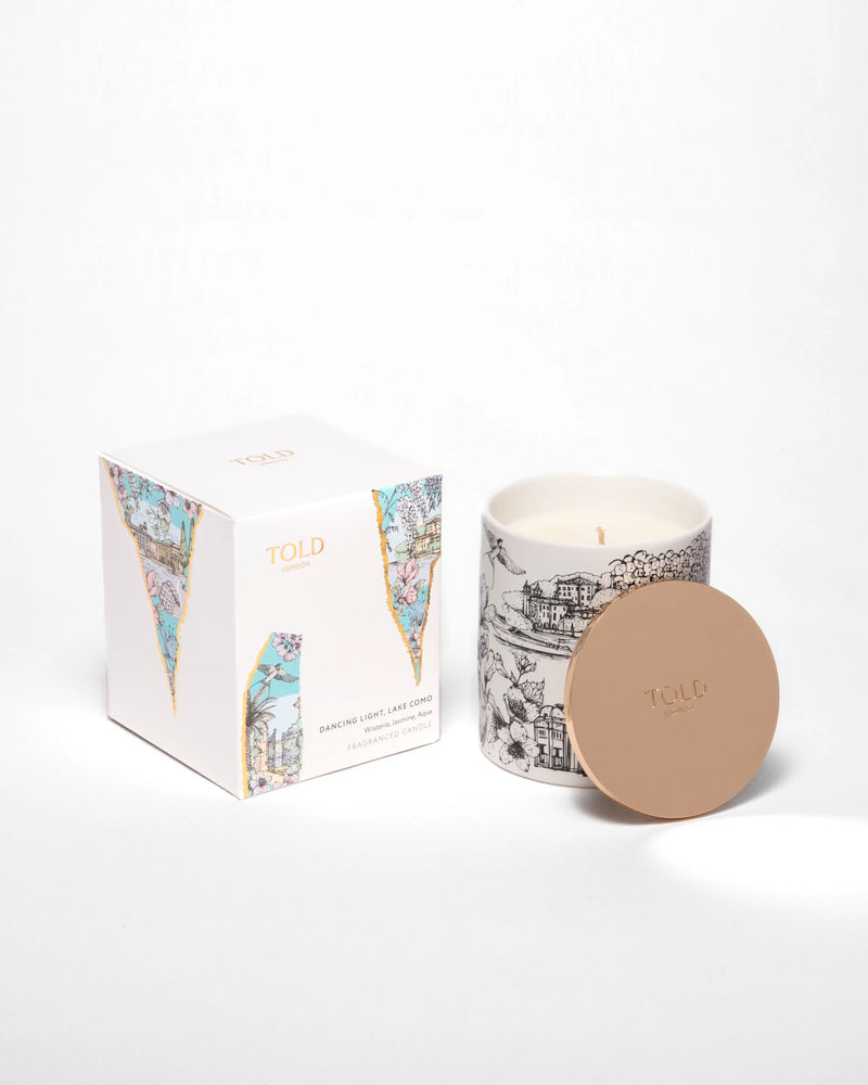 Dancing Light, Bougie Lac de Côme, 300 g