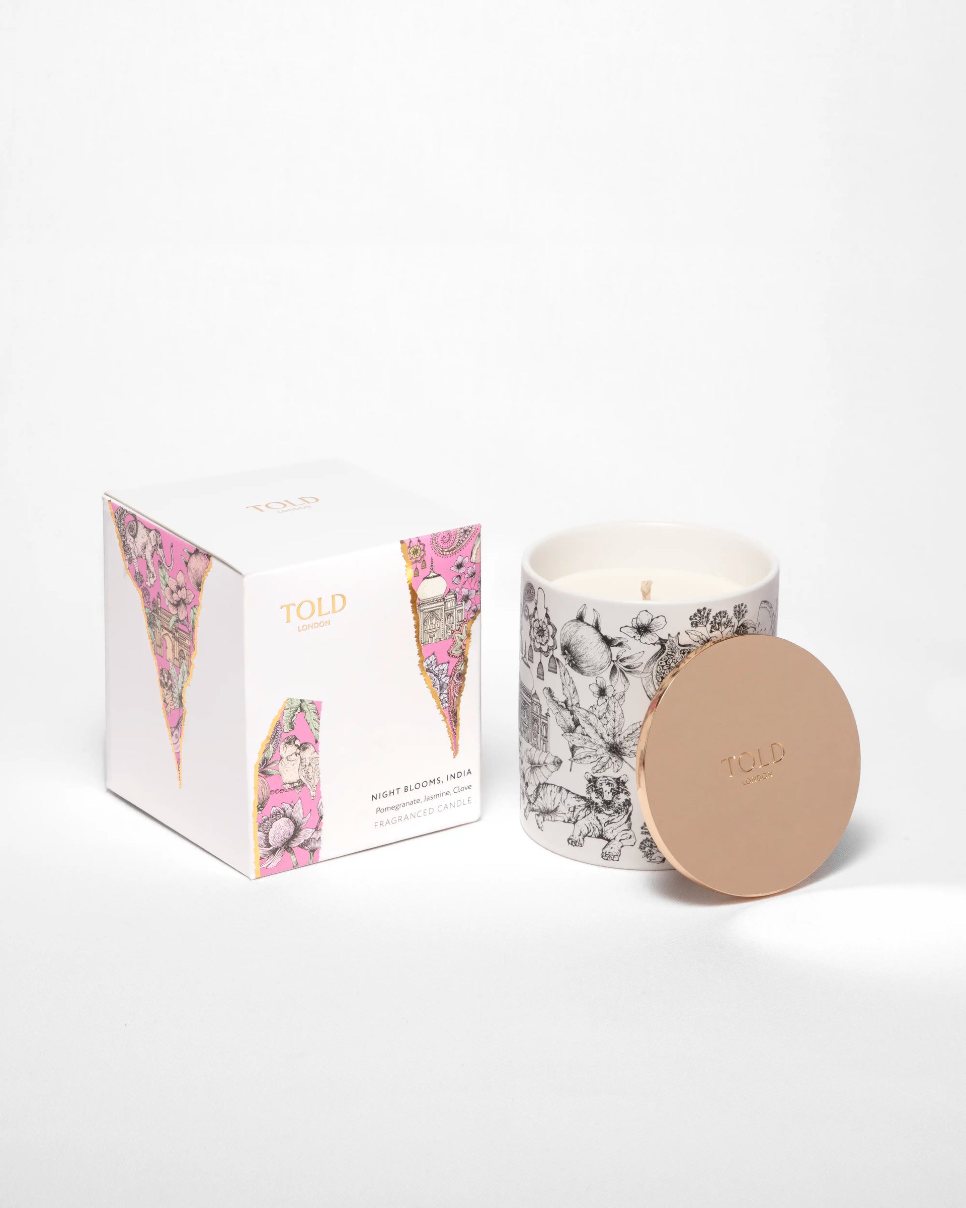 Night Blooms India Candle
