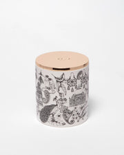 Night Blooms, India 300g 香氛蜡烛，盛于插画瓷器皿中