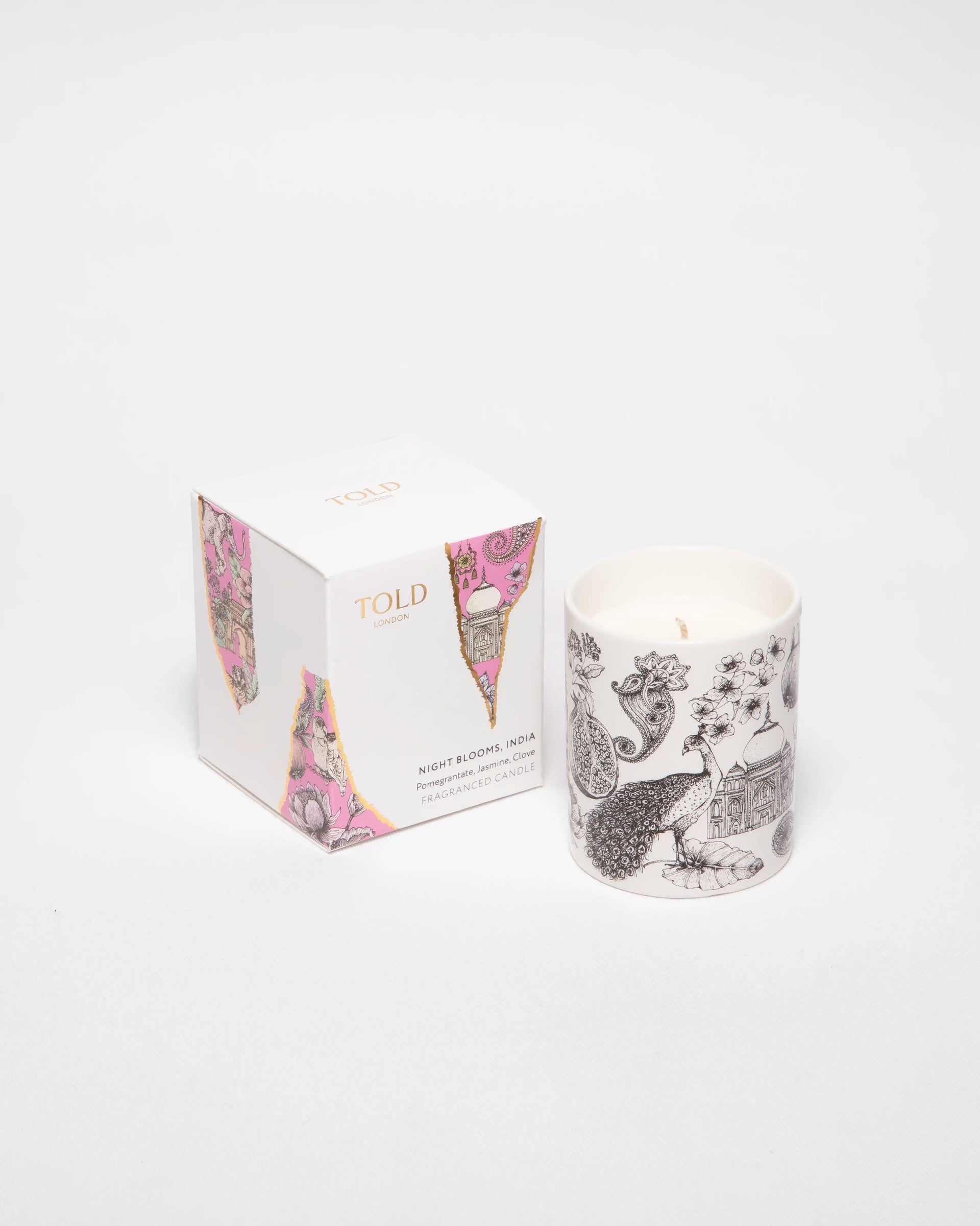 Night Blooms India Candle